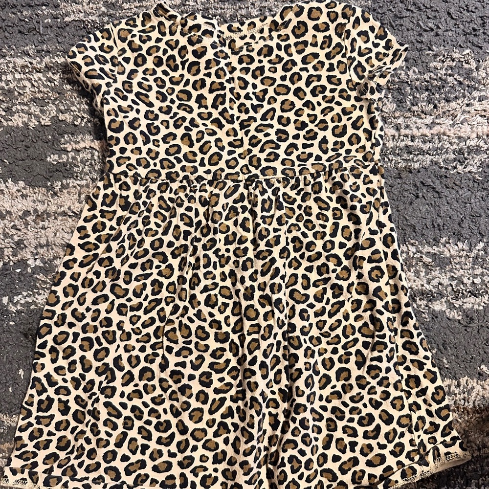 Old Navy Leopard Print Kids Casual Dress